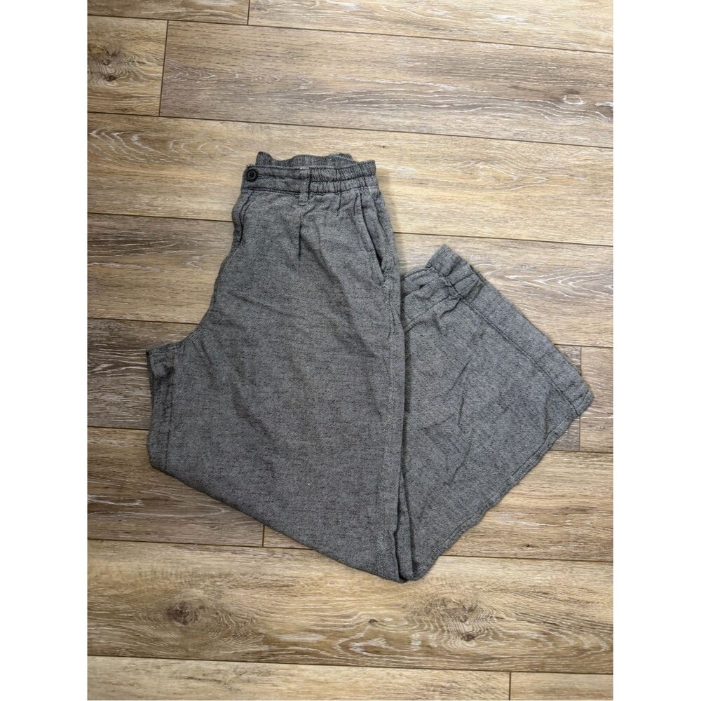 aerie Heather Gray Wide Leg Trouser Pants Sz M